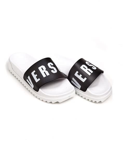 versus versace sliders|Versace flip flops men's.